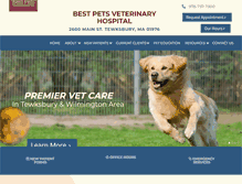 Tablet Screenshot of bestpetsvet.com